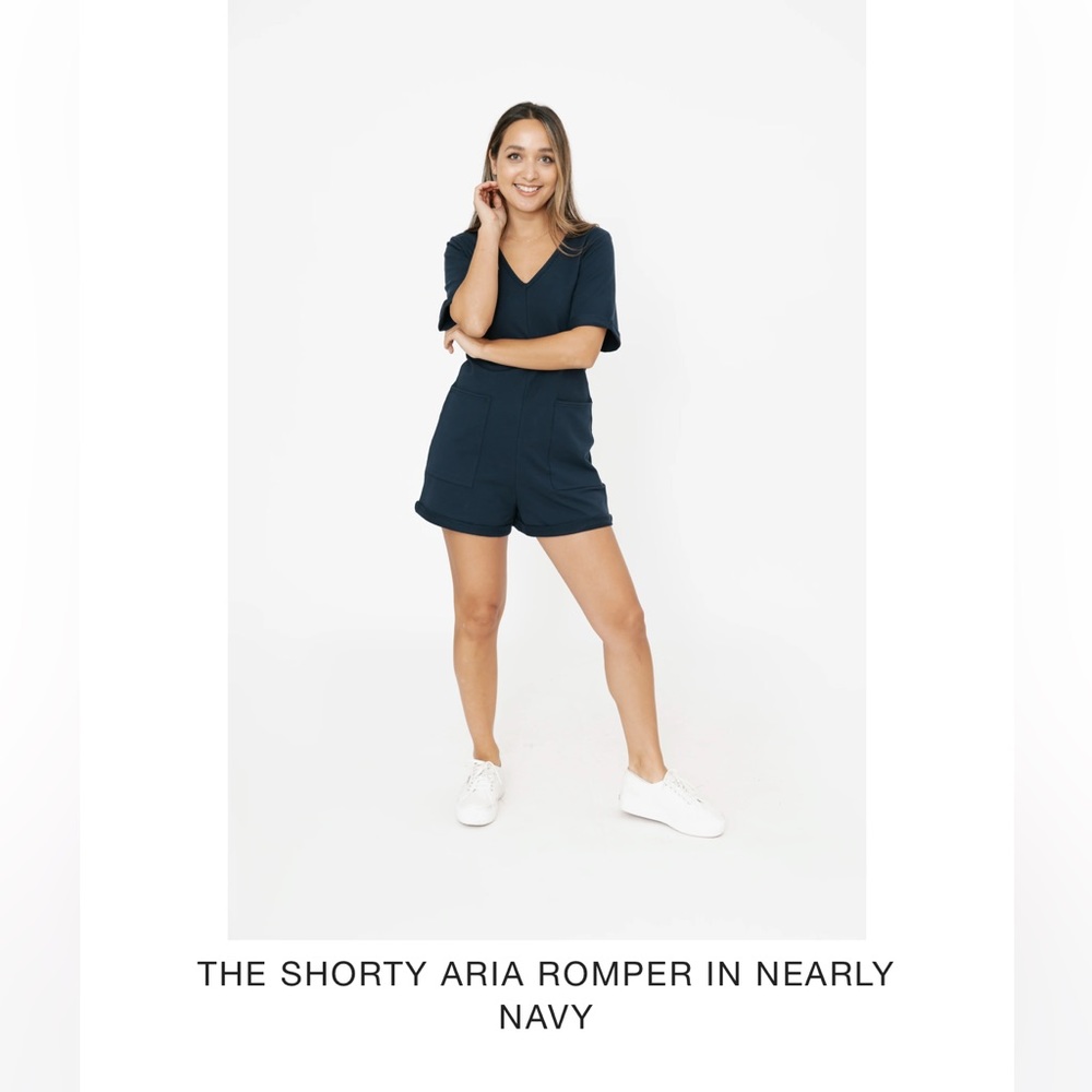 Smash + Tess Shorty Aria in Nearly Navy